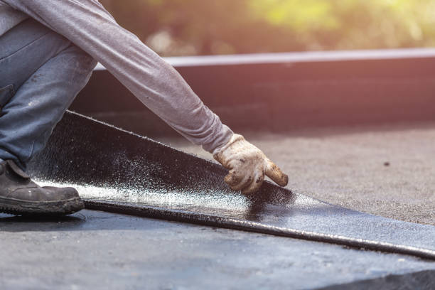 Professional Basement Waterproofing technician working in Fairfield, NJ